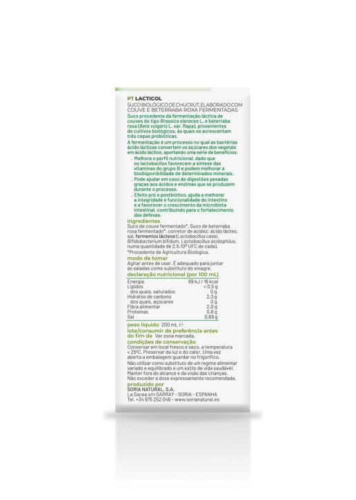 Lacticol Bio 200ml - Image 2