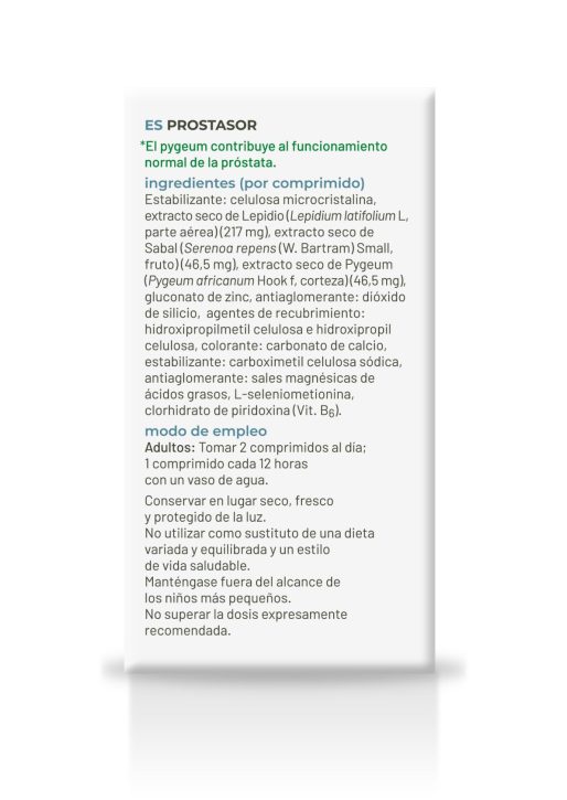 Prostasor 60 comprimidos - Image 4